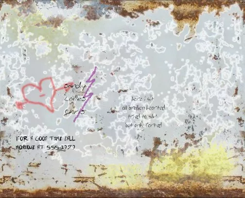 Dirty Rusted Metal Stall Wall5 main texture preview