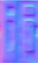 Normal Map for Brick City Building Door