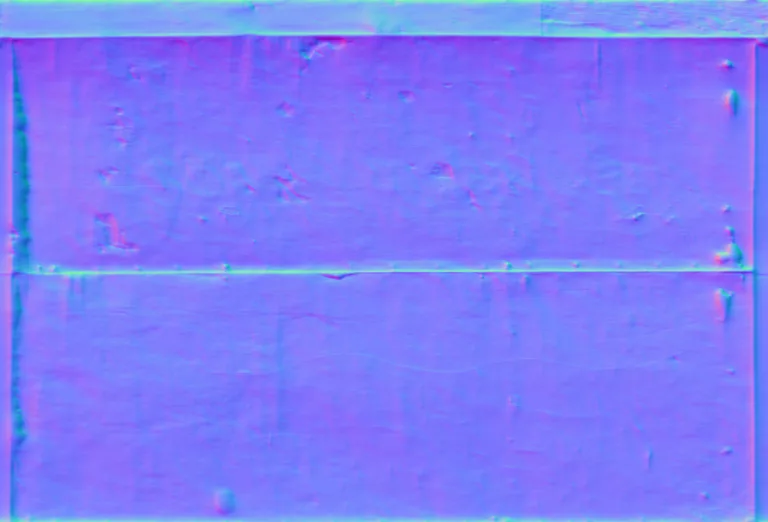 Normal Map for Metal Barrier Plates1