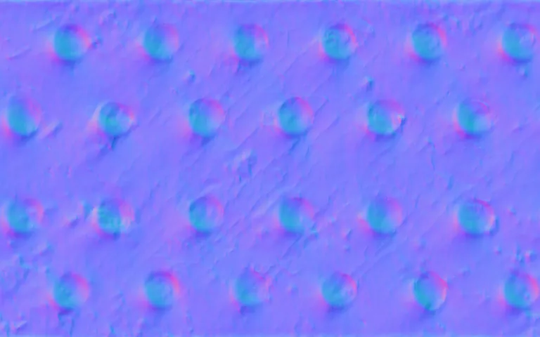 Normal Map for Metal Girder Studded4