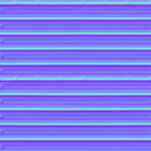 Normal Map for Metal Corrugated Ribbed2