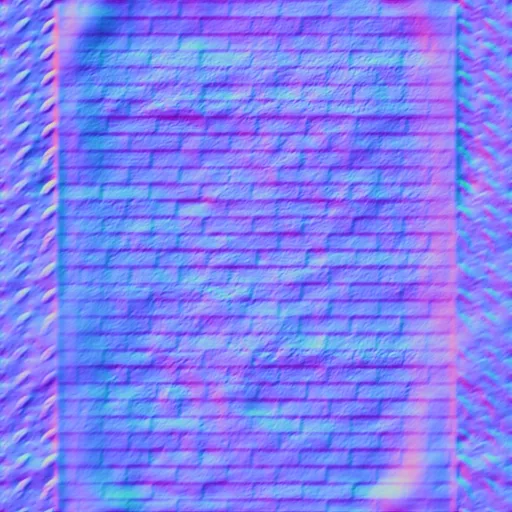 Normal Map for Grunge Bricks4