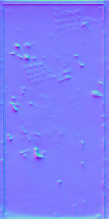Normal Map for Door Wood Blue6
