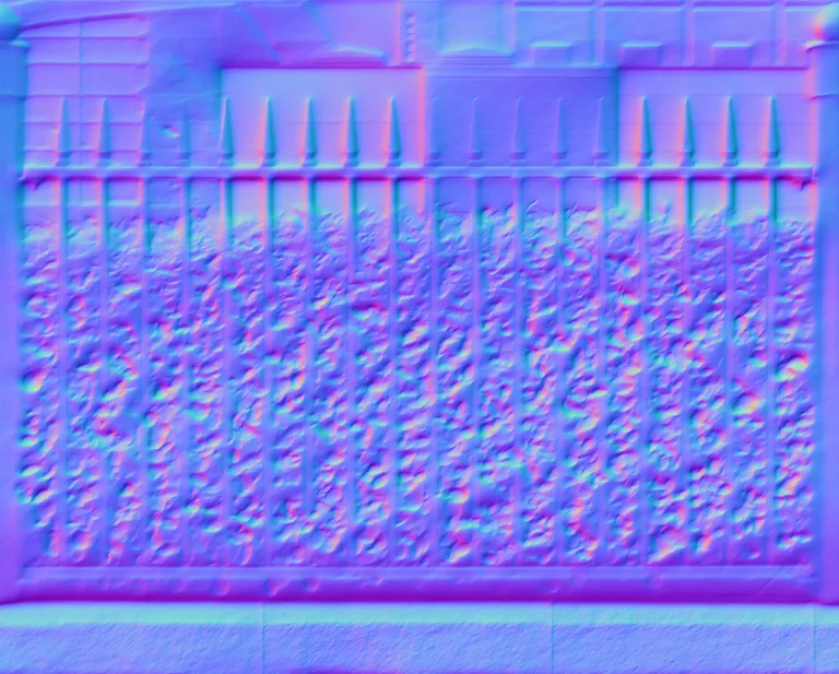 Normal Map for Fence Iron Privots