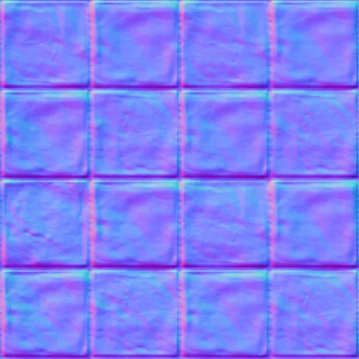Normal Map for 293 Vert Clair Bleu Cobalt