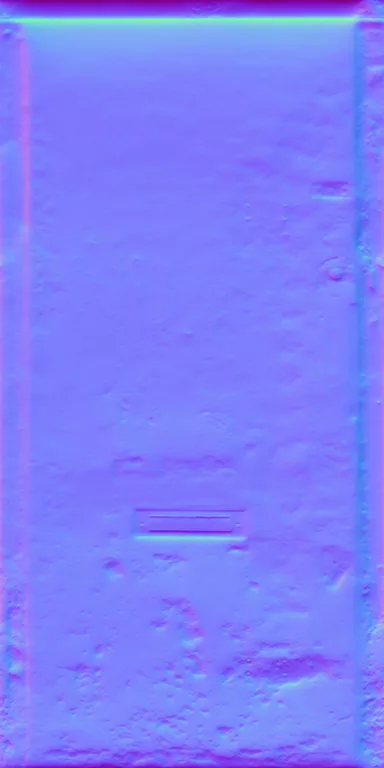 Normal Map for Door Wood Derelict