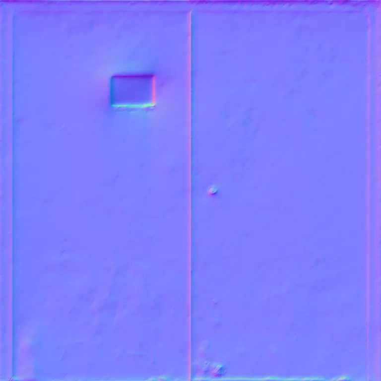 Normal Map for Doors Steel Gas Station