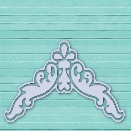 Teal Gable With Detail4 Blue main texture preview
