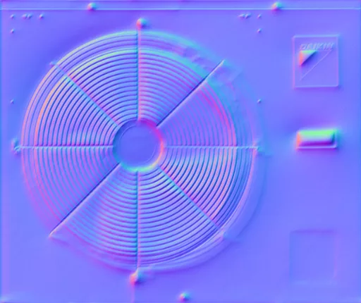 Normal Map for Vent Fan10