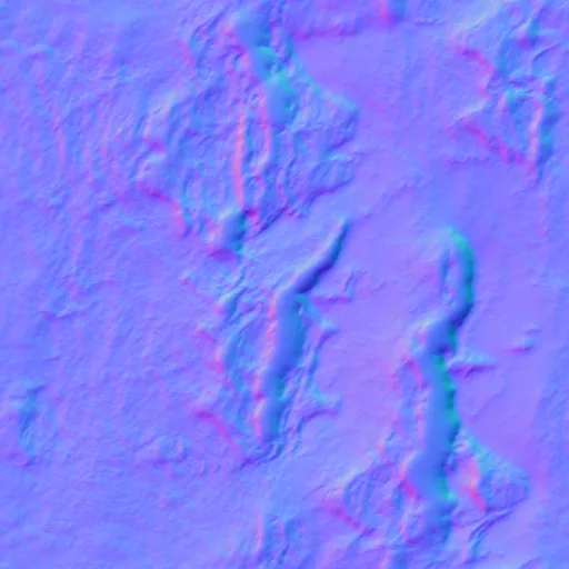Normal Map for Bark054
