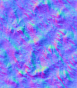 Normal Map for Fern Moss, Seamless