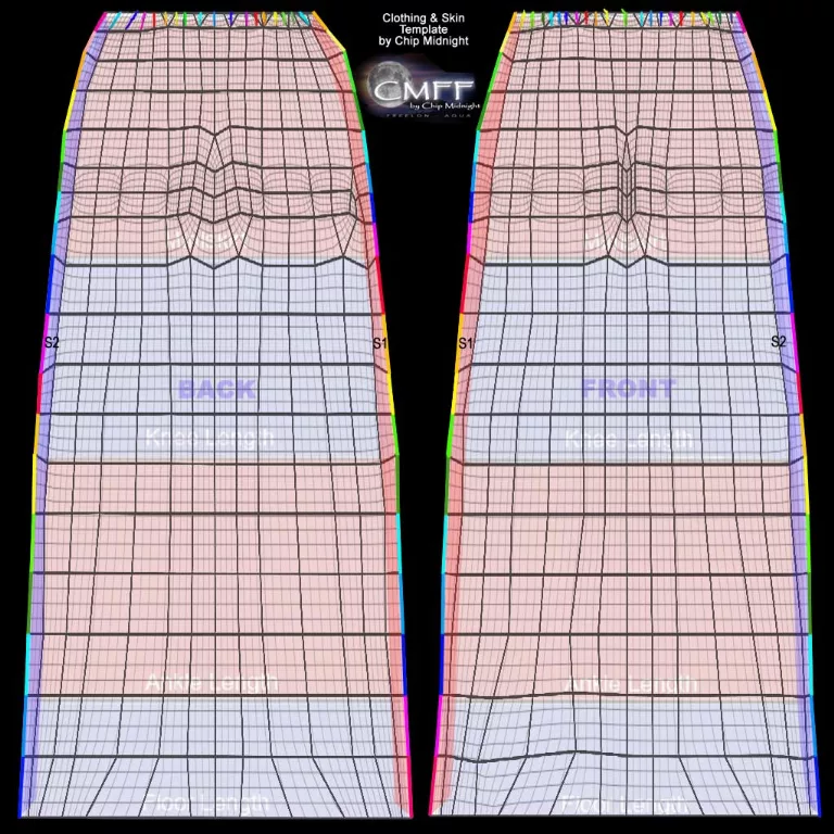 Cmff Master Template Skirt main texture preview