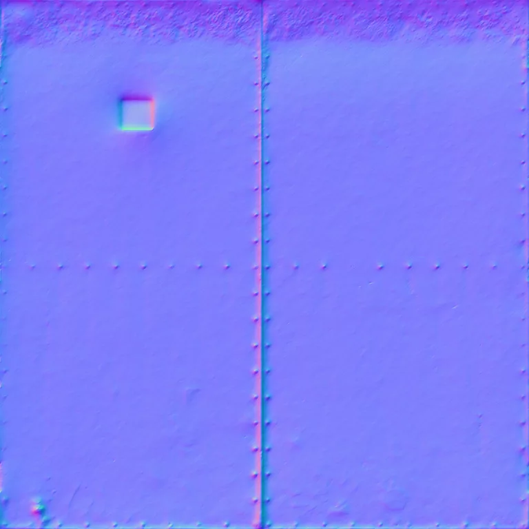 Normal Map for Doors Metal Plated