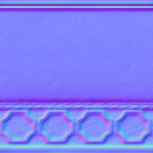Normal Map for Wall Cream All