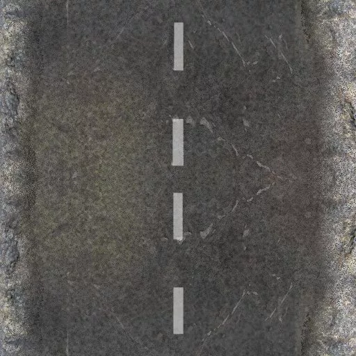 Urban Road Straight main texture preview
