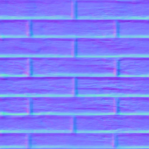 Normal Map for Bt Wood Floor 1 Seamless Planks By Linda Kellie