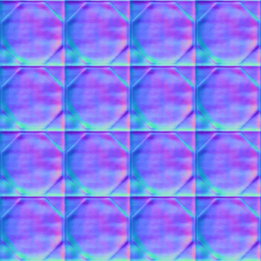 Normal Map for Bt Tile2 Pink2 By Linda Kellie
