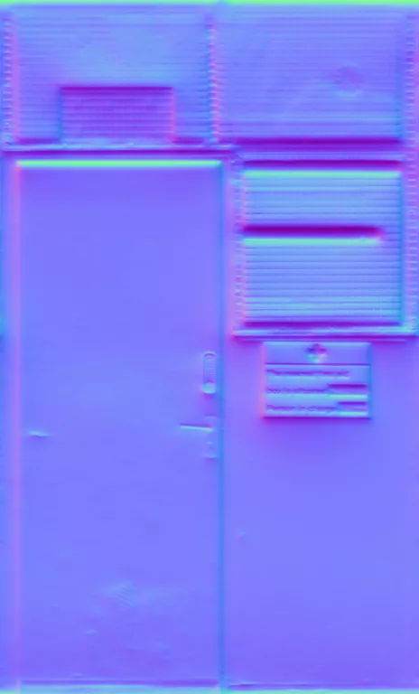 Normal Map for Door Medical Notice