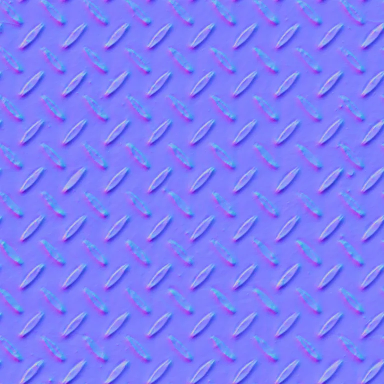 Normal Map for Metal Plate Diamond3