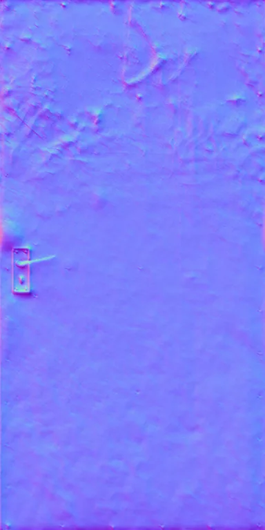 Normal Map for Door Steel Shiny
