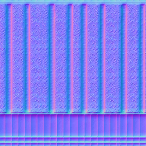 Normal Map for Holiday House Inside Wall 2