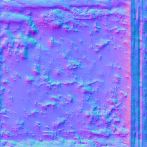 Normal Map for Dirty Rusted Metal Wall8