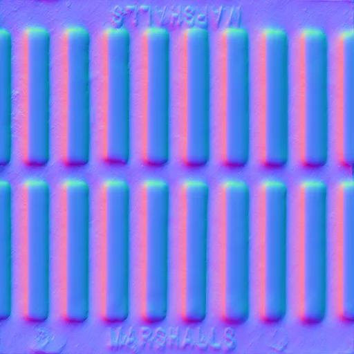 Normal Map for Sewer Grill