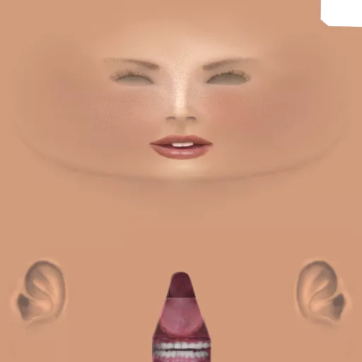 Template Child Female 3 Face main texture preview