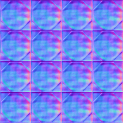 Normal Map for Bt Tile2 Green2 By Linda Kellie