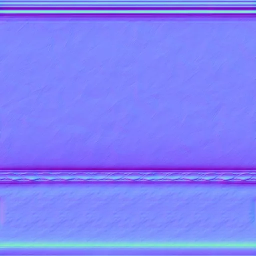 Normal Map for Wall Blue Chair Rail Complete