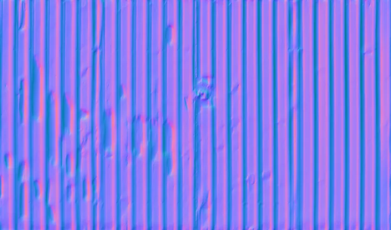 Normal Map for Gates Steel Ribbed