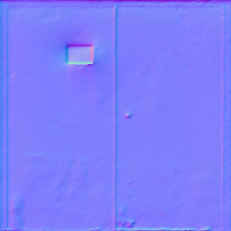Normal Map for Doors Steel Gas Station