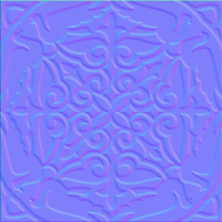 Normal Map for Metal Plates