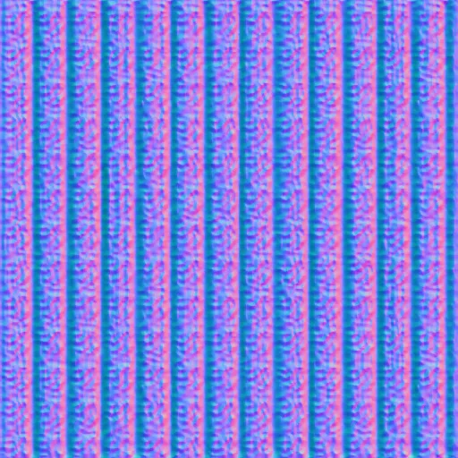 Normal Map for Ribbed Red By Linda Kellie