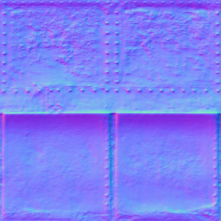 Normal Map for Fence Steel Bridge