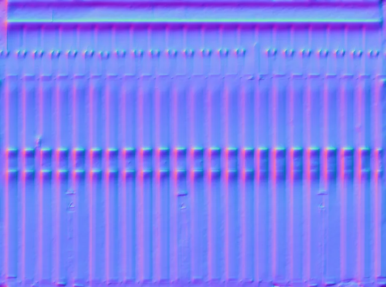 Normal Map for Fence Steel Spiked Backdrop