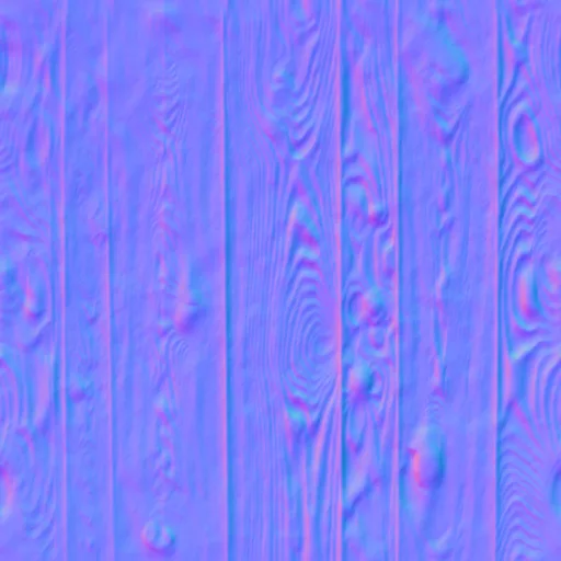 Normal Map for Pine Wood Planks