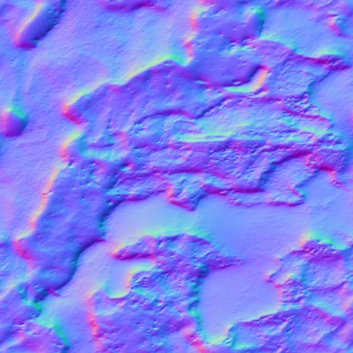 Normal Map for Bark004