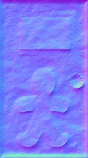 Normal Map for Jacey Gingerbread Door3