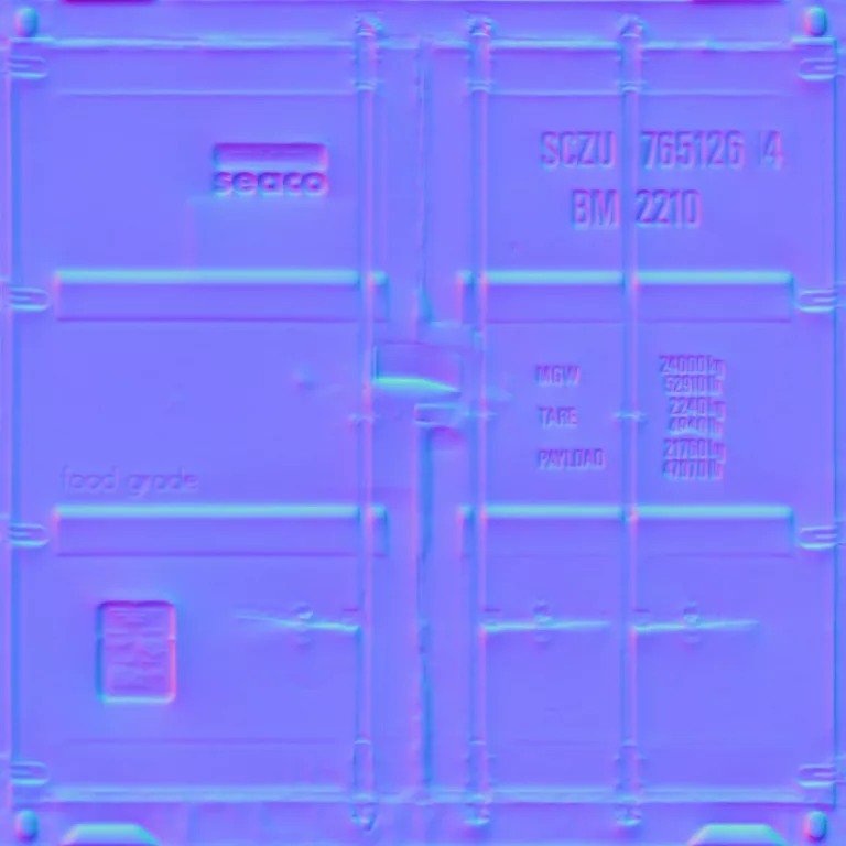 Normal Map for Container End13