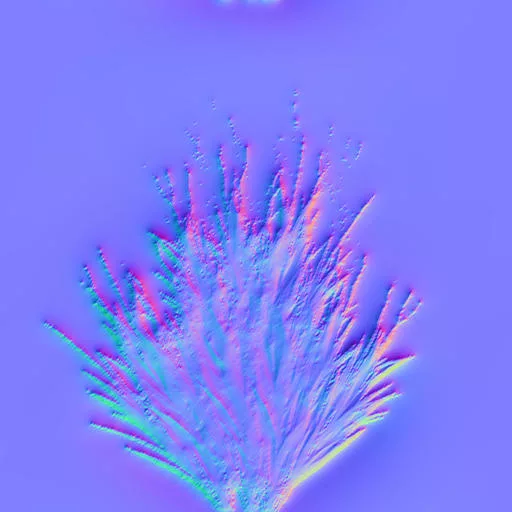 Normal Map for 3Td Swordgrass 01 Cc0