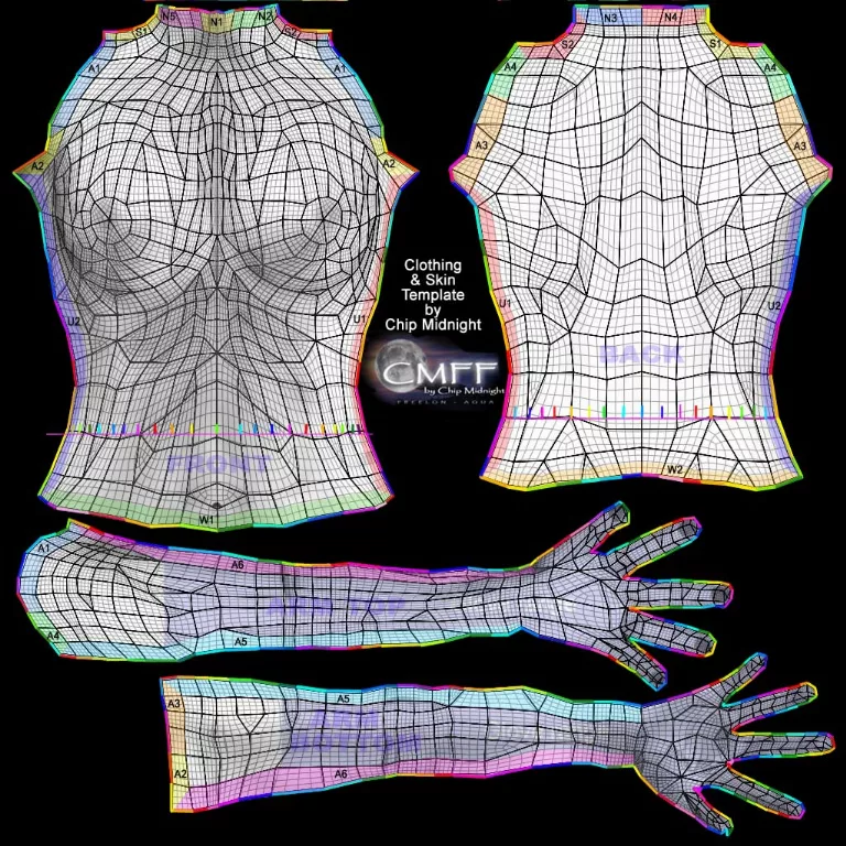 Cmff Master Template Upper main texture preview