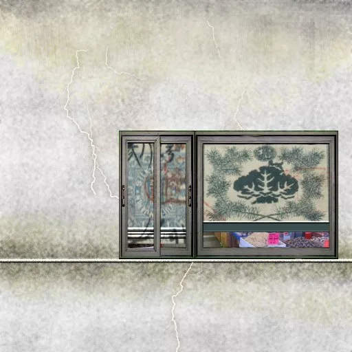 Dirty Wall1 With Windows Asian main texture preview