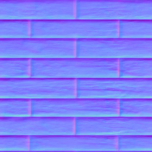 Normal Map for Bt Wood Floor 9 Seamless Planks By Linda Kellie