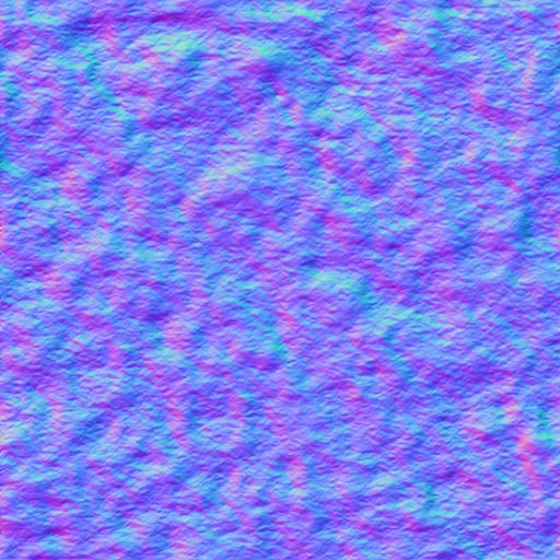 Normal Map for Clean City Parking Lot Plain