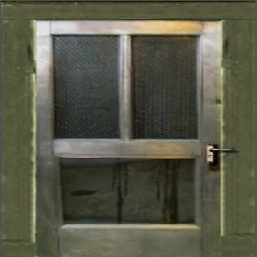 Green Trim Door main texture preview