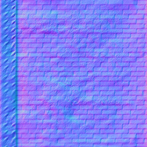 Normal Map for Grunge Bricks2