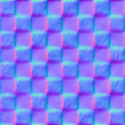 Normal Map for Red And White Tile Dirty