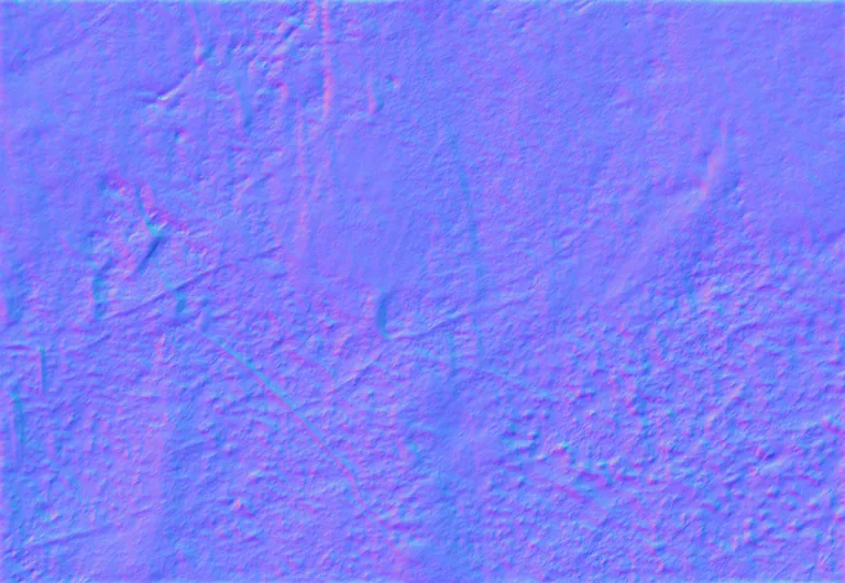 Normal Map for Metal Sheet Heavy Rust