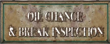 Dirty Sign Oil Change main texture preview